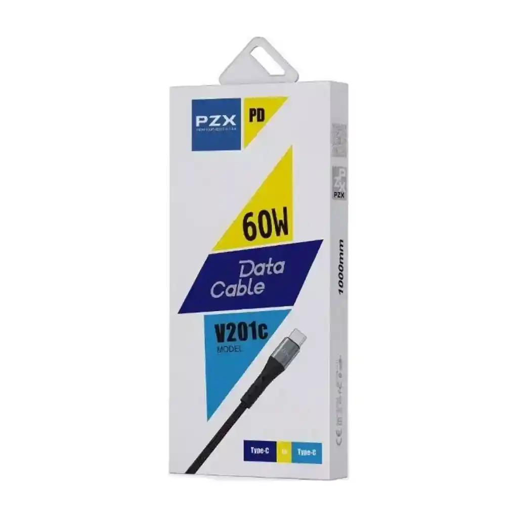 Cable De Carga Tipo C A Tipo C De 60w Pzx V201c