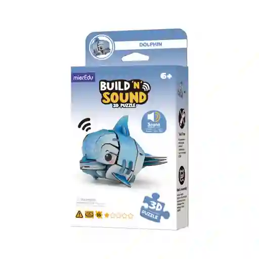 Rompecabezas 3d Delfín Con Sonido