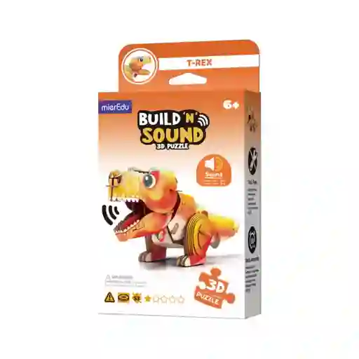 Rompecabezas 3d Toranosaurio Rex Con Sonido