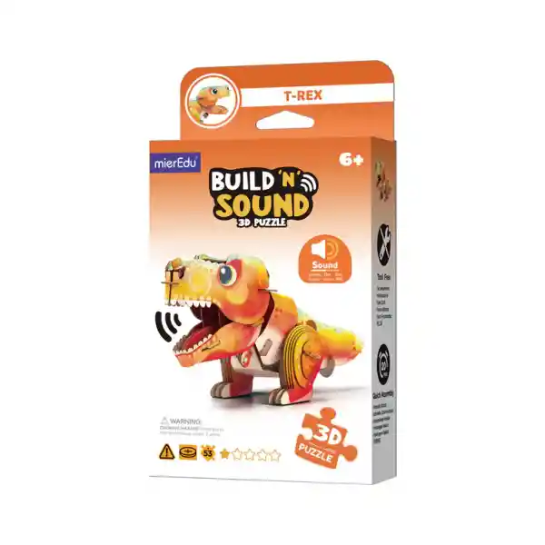 Rompecabezas 3d Toranosaurio Rex Con Sonido
