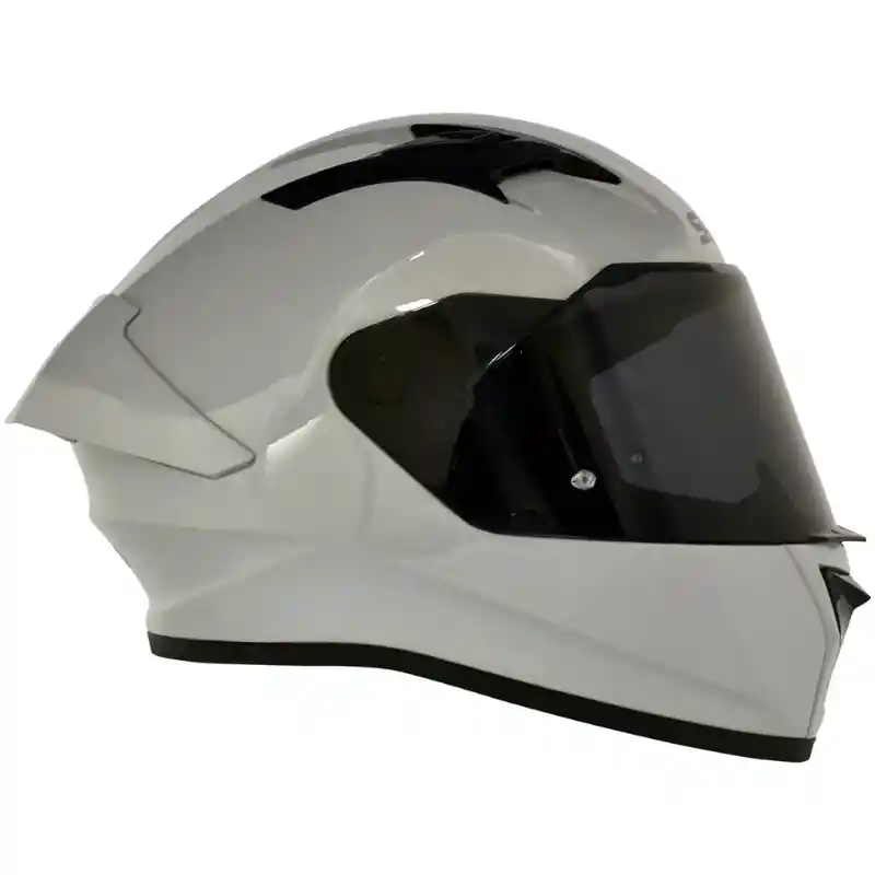Casco Integral Moto Smk Stellar Solid Gris Nardo Certificado Disponible Talla L