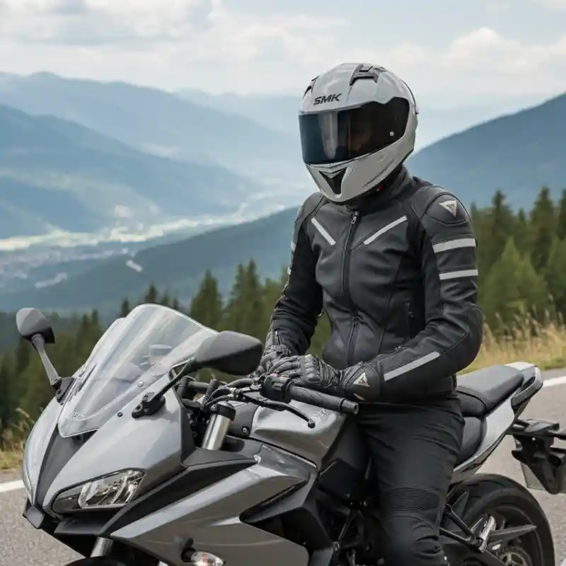 Casco Integral Moto Smk Stellar Solid Gris Nardo Certificado Disponible Talla L