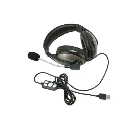 Diadema Modelo Mk-2688 Por Entrada Usb 7.0 Con Microfono