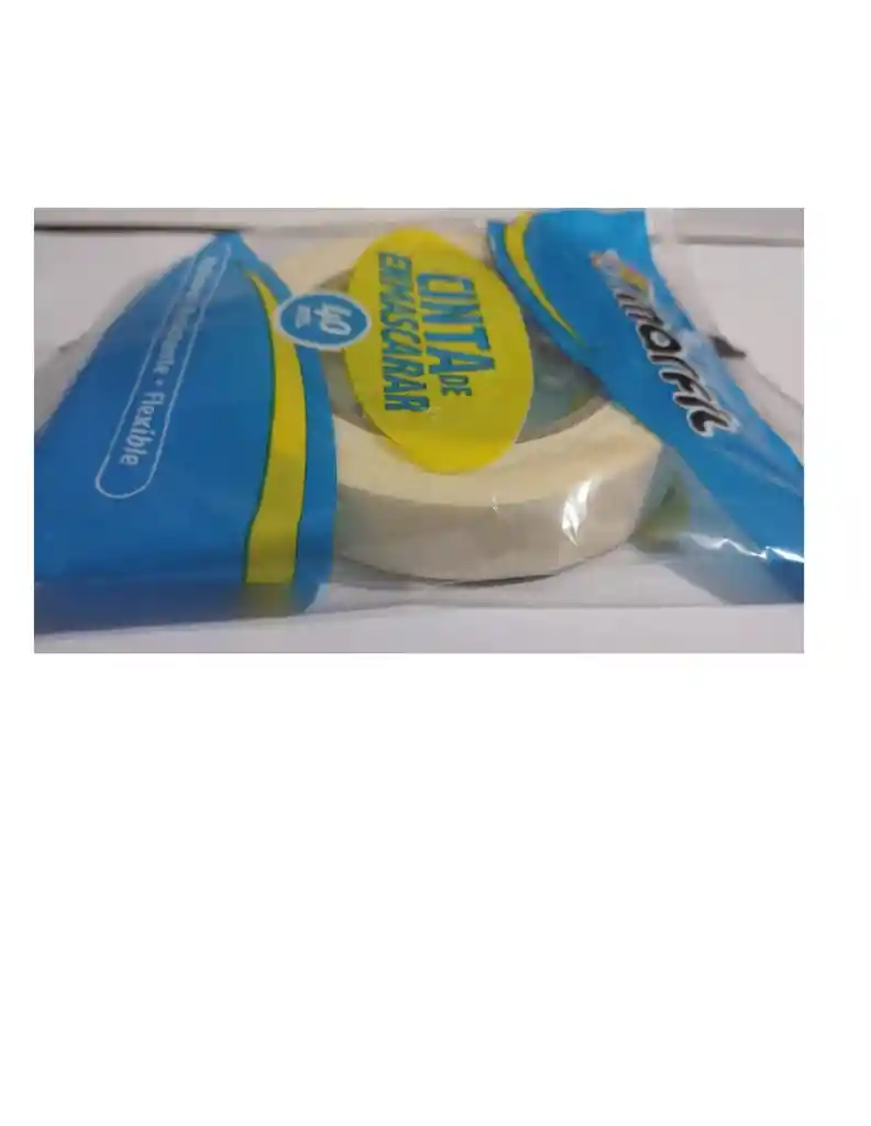 Cinta De Enmascarar Marfil 12x40mts