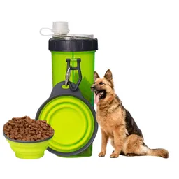 Recipiente Porta Comida Mascotas 2 En 1 Agua Concentrado