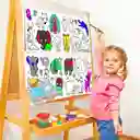 Rollo De Papel De Dibujo Para Colorear Pintar Para Niños