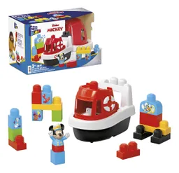 Set Mega Bloks Disney Bote De Mickey 100 Aniversario
