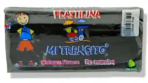 Plastilina Negro En Barra 250gr - Mi Trensito