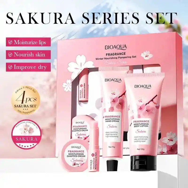 Kit Cuidado Piel Flor De Cerezo Bioaqua Ref Bqy05329