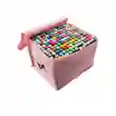 Marcadores Doble Punta Plumones Punta Pincel 168 Colores