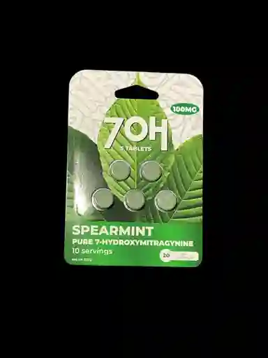 Extracto De Kratom Stnr 7-hydroxymitragynine Tablets-100mg Spearmint