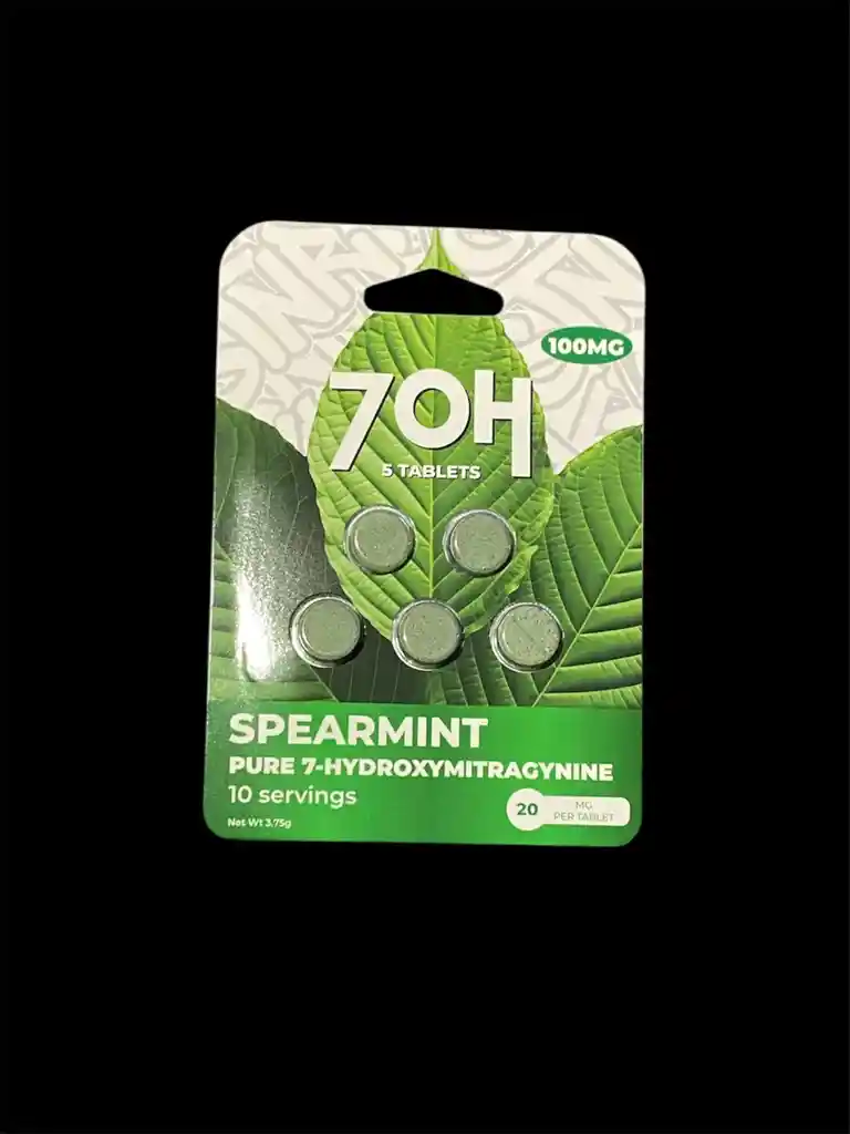 Extracto De Kratom Stnr 7-hydroxymitragynine Tablets-100mg Spearmint