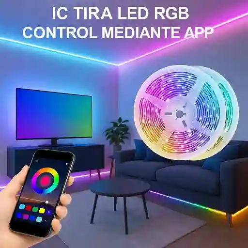 Cinta Led 10 Metros Con App