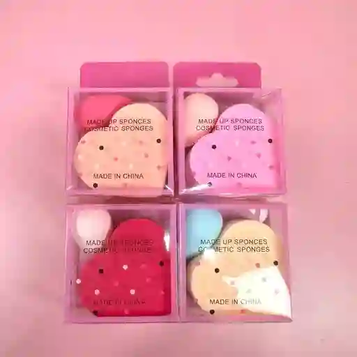 Kit X2 Pcs Pomos De Maquillaje Ref My2617