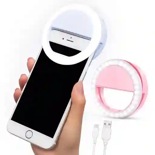Mini Aro De Luz Selfie Recargable
