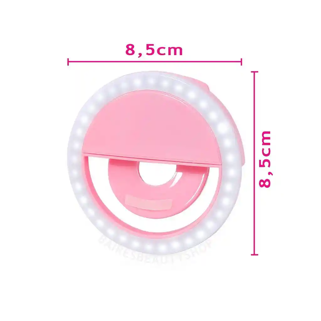 Mini Aro De Luz Selfie Recargable