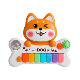 Piano Perro Musical Interactivo Sonajero Juguete + Baterias