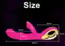Vibrador Angel Clitoris Doble Estimulador Puto G Y Clítoris 10 Modos De Vibración Recargable Vagina Consolador Usb