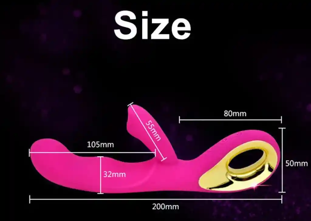 Vibrador Angel Clitoris Doble Estimulador Puto G Y Clítoris 10 Modos De Vibración Recargable Vagina Consolador Usb