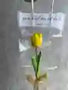 Tulipán Eterno Amarillo — Un Detalle Sencillo Que Enamora