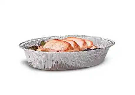 Molde Aluminio Ovalado 4000 Ml