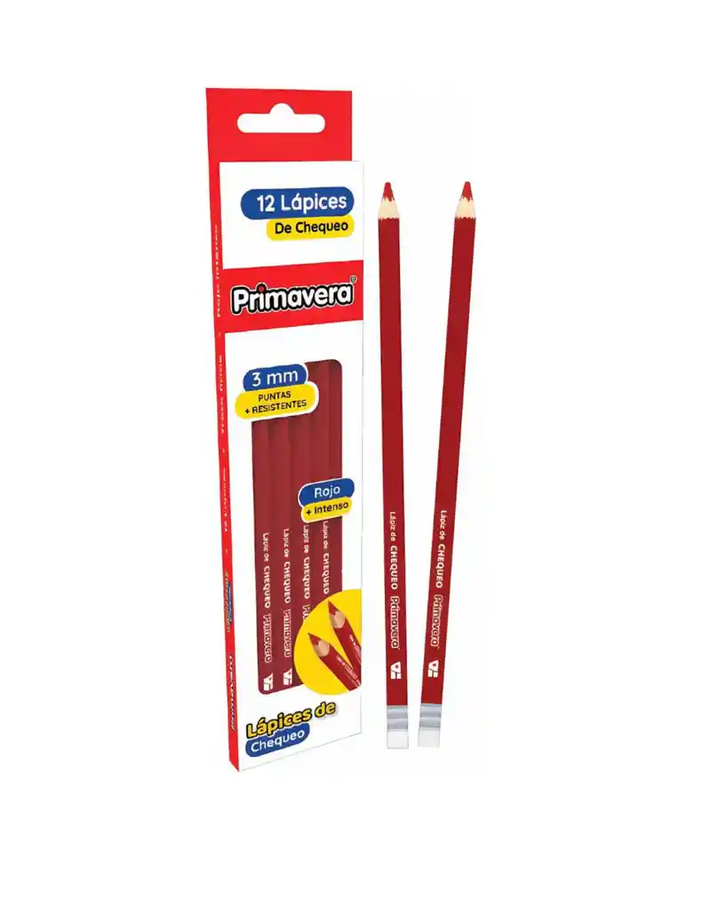 	lapiz Chequeo Rojo Primavera