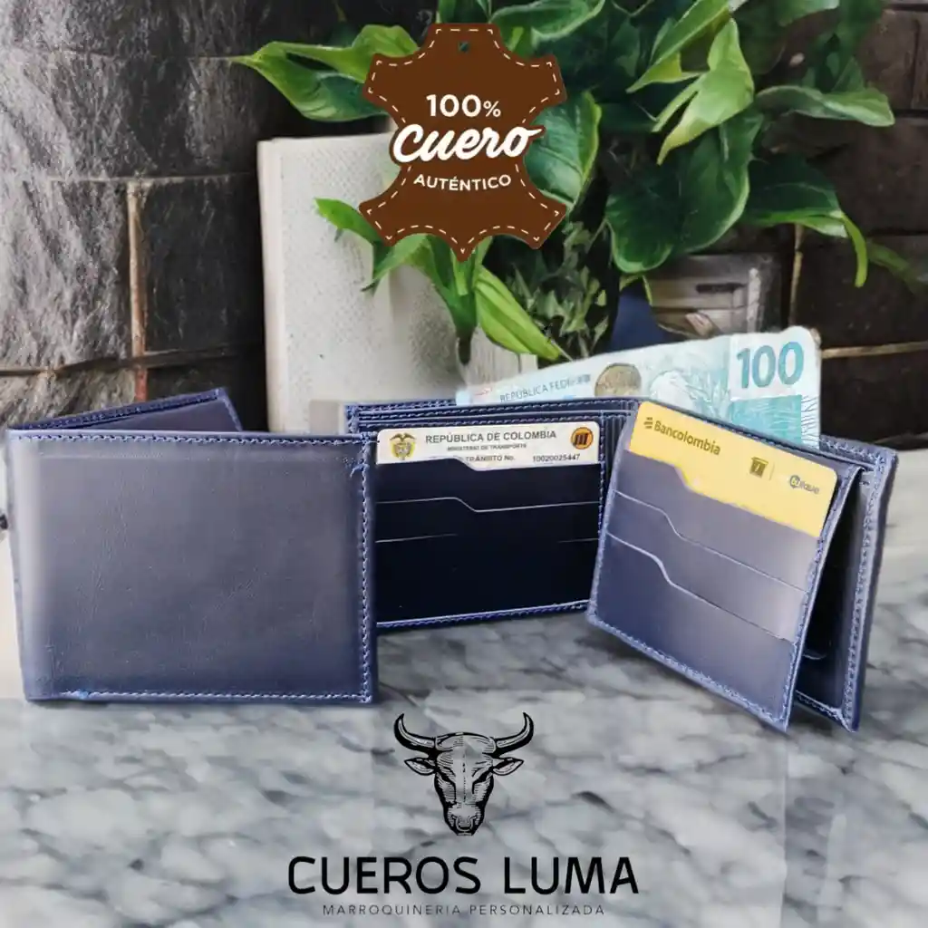 Billeteras Classic Azul