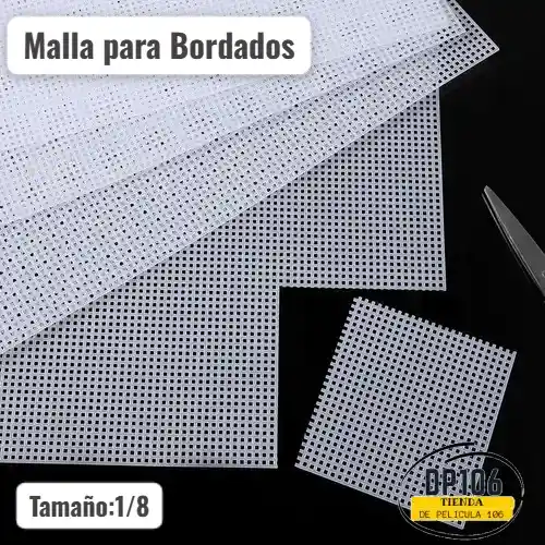 Malla Plastica Para Bordado Manualidades Bisuteria