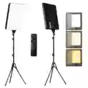 Panel Luz Led Profesional 40cm Con Tripode Y Control Rl-19
