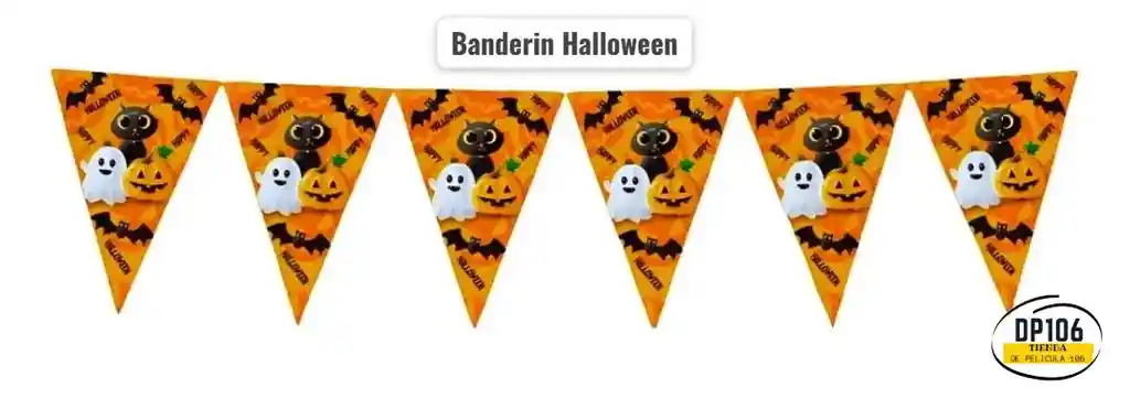 Banderin / Guirnalda Halloween Decoracion Fiesta