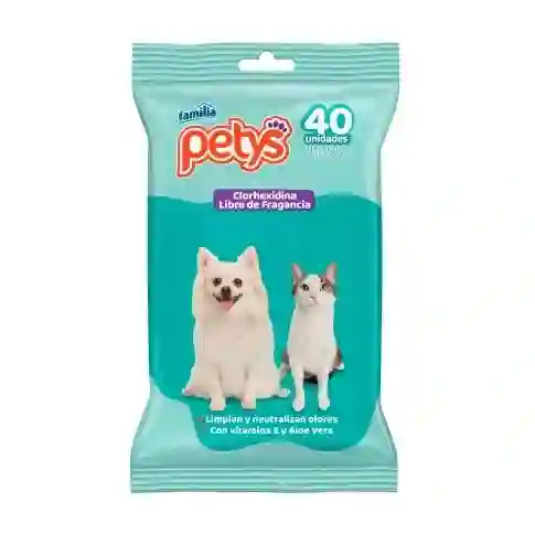 Pañitos Petys Clorhexidina 40 Und