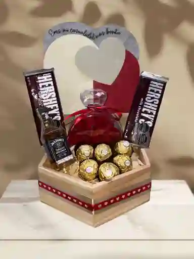 Ancheta Amor Y Amistad Corazon Y Rosas