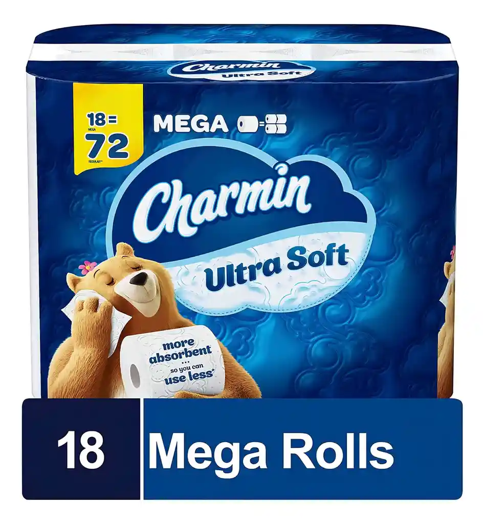 Charmin Papel Higiénico Ultra Suave 18 Unidades 244 Hojas Premium