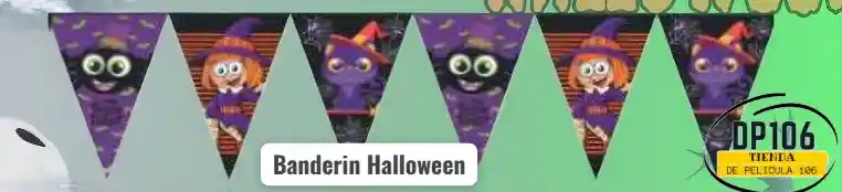 Banderin Halloween Guirnalda Decoracion Fiesta