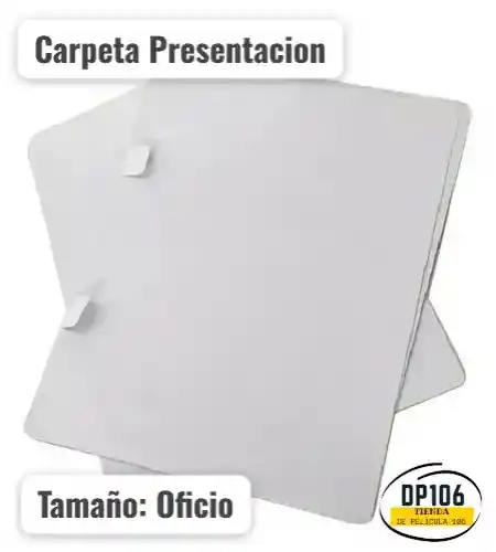 Carpetas De Presentacion Oficio X 4 Und