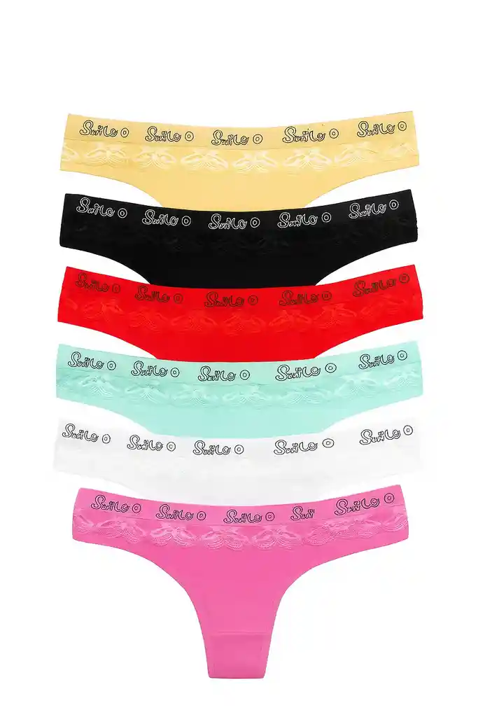 Dos Pantys Hilo En Algodon Clores Surtidos Talla S