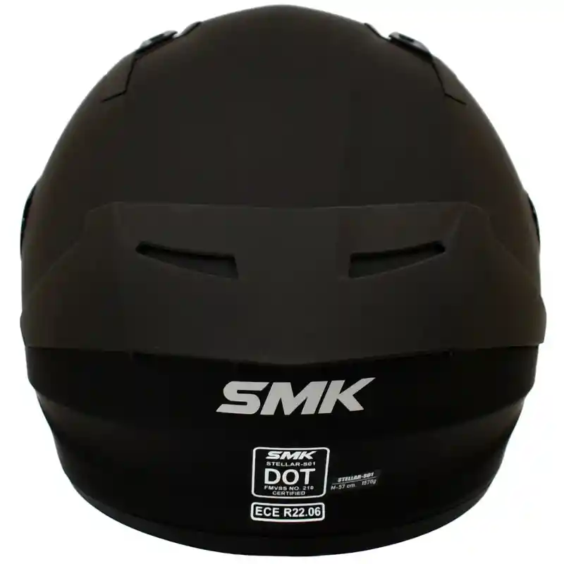 Casco Moto Gp Smk Stellar Solid Certificado Aleron + Visor Disponible Talla L Y Xl