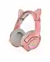 Rgb Diadema Gamer Onikuma K9 Rosa- Sonido 7.1 - Pc Usb