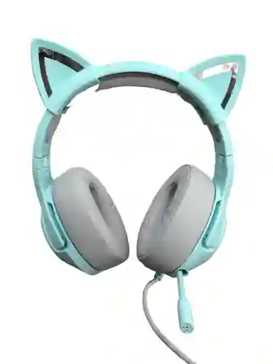Diadema Gamer K9 Verde Orejas De Gato Onikuma