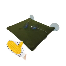 Cama Hamaca Vidrio Mas Guante Verde