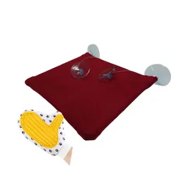 Cama Hamaca Vidrio Mas Guante Vinotinto