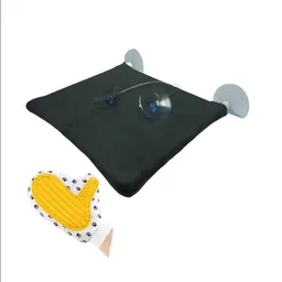 Cama Hamaca Vidrio Mas Guante Gris
