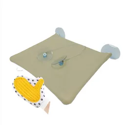 Cama Hamaca Vidrio Mas Guante Beige