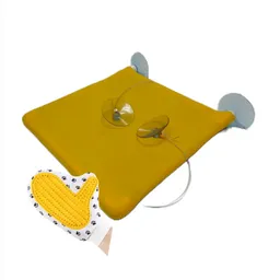 Cama Hamaca Vidrio Mas Guante Amarillo