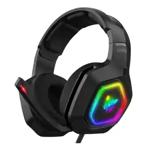 Rgb Audifonos Gamer Onikuma K10 Negro Con Luzled