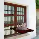 Cama Hamaca Para Gato Rejas Vinotinto