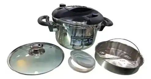 Olla A Presión Onoff 5 Litros - Cierre Hermético De Acero