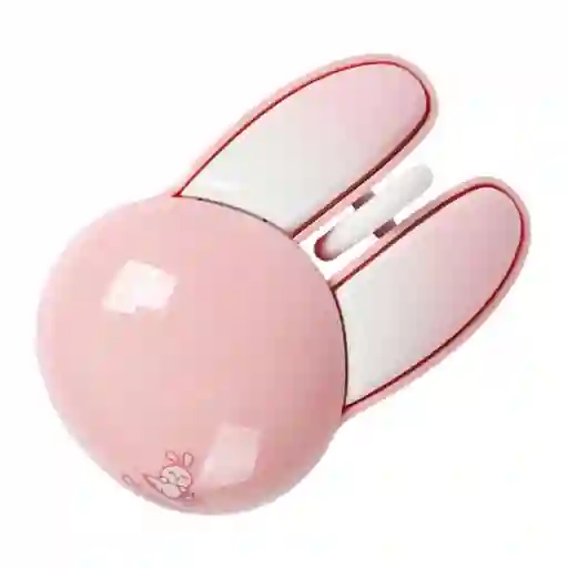 Mouse Optico Inalambrico Silencioso De Conejo Rosa Mofii M6dm