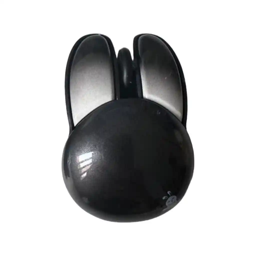 Mouse Optico Inalambrico Silencioso De Conejo Negro Mofii M6dm