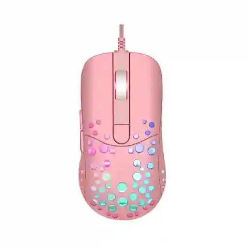 Mouse Gamer Led Rgb Optico Ergonomico 3200ppi Alambrico Usb Wb-905